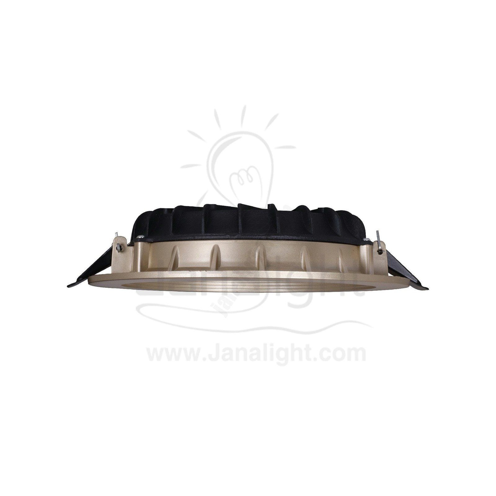 كشاف 20 وات كومبكت وورم حلق شمباني جنى لايت plastic warm compact 20 watt downlight
